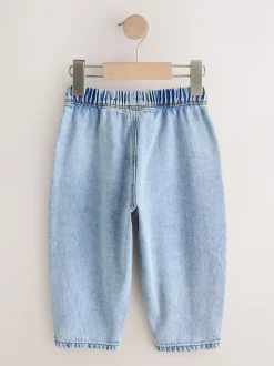 Next Bleu clair - Jean Barrel (3mois à7ans) New