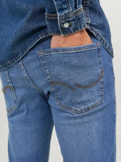 JACK & JONES - Jean slim Glenn Bleu clair Outlet