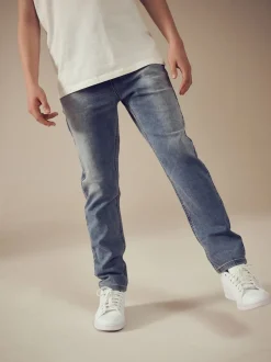 Next Bleu clair - Jeans extensibles à taille élastique (3-16ans) Clearance