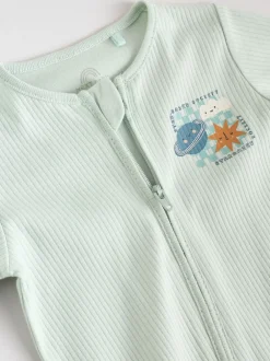 Next Bleu clair - Lot de 3 dors-bien bébé en coton sans pieds à fermeture éclair bidirectionnelle (0mois-3ans) Discount