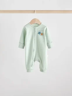 Next Bleu clair - Lot de 3 dors-bien bébé en coton sans pieds à fermeture éclair bidirectionnelle (0mois-3ans) Discount