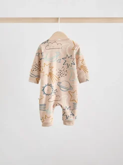 Next Bleu clair - Lot de 3 dors-bien bébé en coton sans pieds à fermeture éclair bidirectionnelle (0mois-3ans) Discount