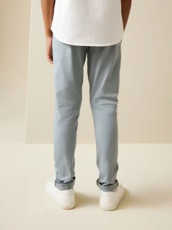 Next - Pantalon chino extensible (3-17ans) Bleu clair Clearance