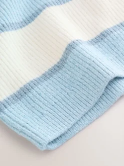 Next Bleu clair - Polo de rugby à rayures en maille (3mois7ans) Sale