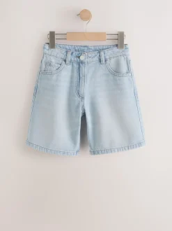 Next Bleu clair - Shorts en Denim Décontractés (3-16ans) Clearance