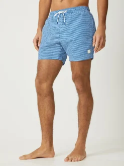 BOSS Bleu clair - T-shirt de bain Vibe imprimé Online