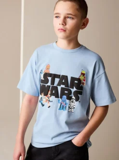 Next Bleu clair - T-shirt Star Wars (3-16ans) Best