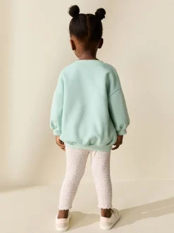 Next Bleu clair motif fée - Ensemble Sweatshirt et Leggings (3mths-7yrs) Outlet