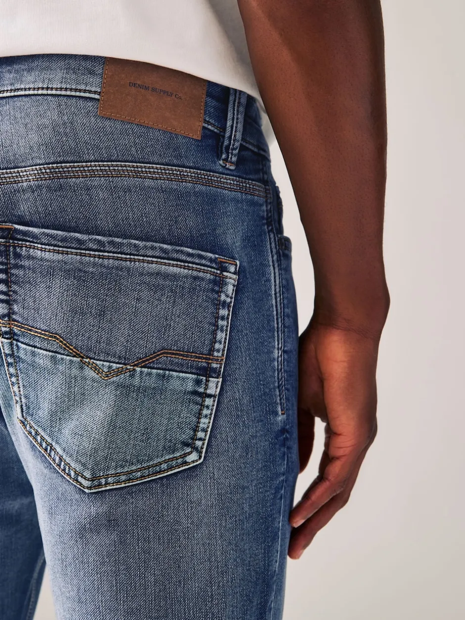 Next - Skinny Fit (Skinny Fit) - Jeans stretch de confort Bleu clair vintage