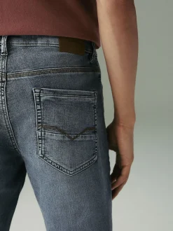 Next - Slim Fit (Slim Fit) - Jeans stretch de confort Bleu clair vintage Best