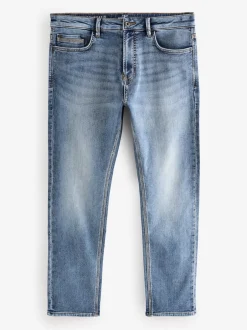 Next - Slim Fit (Slim Fit) - Jeans stretch de confort Bleu clair vintage Best