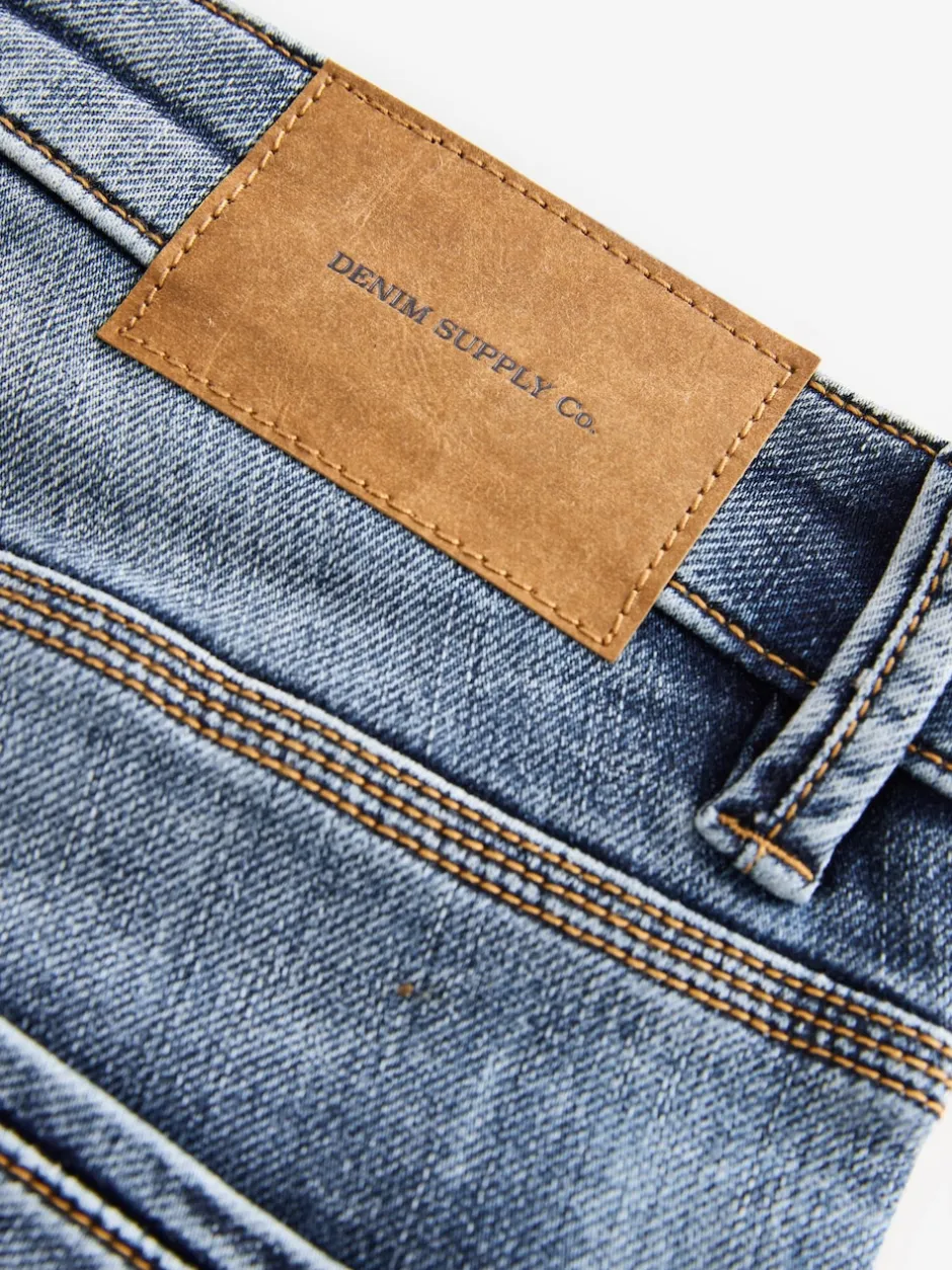 Next - Slim Fit (Slim Fit) - Jeans stretch de confort Bleu clair vintage Best