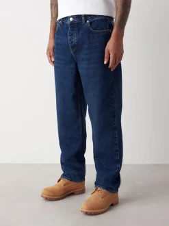 Next Bleu classique vintage - - délavé vintage Denim Jeans Coupe ample Online