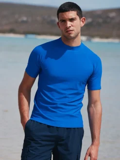 Next Bleu cobalt - Active Manche courte Rash gilet Sale