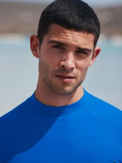 Next Bleu cobalt - Active Manche courte Rash gilet Sale