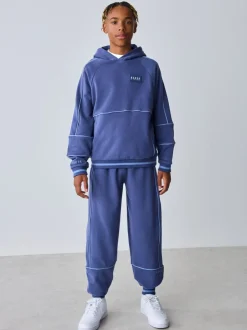 Baker by Ted Baker Bleu cobalt - ensemble sweat à capuche et pantalon de jogging oversize Outlet