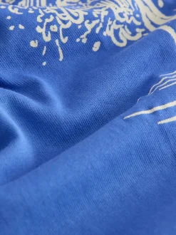 Next Bleu cobalt - Chemise de nuit graphique Hot