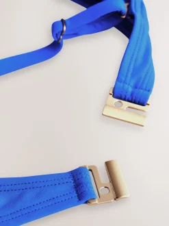 Next - Haut de bikini bandeau filaire Bleu cobalt New