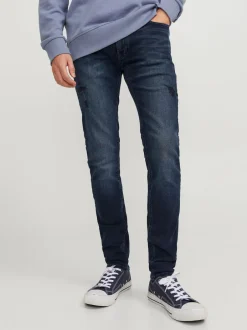 JACK & JONES Bleu de ciel - Jean skinny Liam Outlet