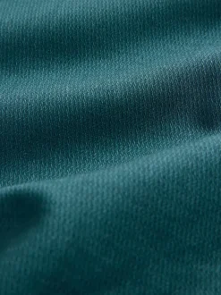 Next - Ajustement régulier - Chemise élégante texturée facile d’entretien à poignets simples Bleu de sarcelle Hot