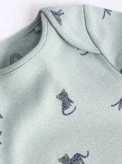 Next Bleu de sarcelle - Bébé 100% coton Corps 7 Lot Hot