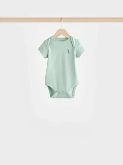 Next Bleu de sarcelle - Bébé 100% coton Corps 7 Lot Hot