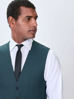 Next - Gilet de costume texturé Bleu de sarcelle Online