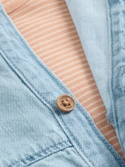 Next Bleu Denim - Ensemble bébé salopette et body (0mois-2ans) Discount