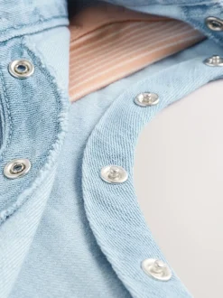 Next Bleu Denim - Ensemble bébé salopette et body (0mois-2ans) Discount