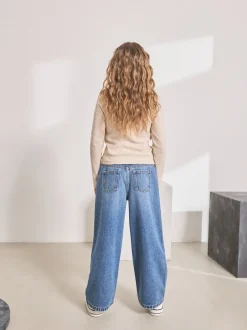 Next - Jeans à jambe large (3-16ans) Bleu denim moyen Best