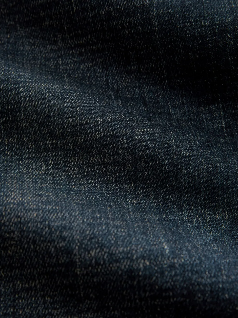 Next Bleu délavé - Ajustement droit - Jean authentique ceinturé Clearance