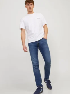 JACK & JONES Bleu délavé - Jeans Coupe ajustée Glenn Outlet