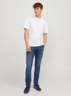 JACK & JONES Bleu délavé - Jeans Coupe ajustée Glenn Outlet