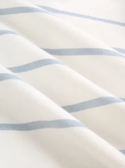 Next Bleu et Blanc rayées - Barboteuse en jersey pour bébé 2 Pack Outlet