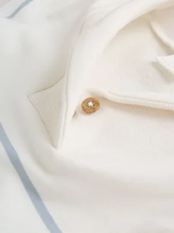 Next Bleu et Blanc rayées - Barboteuse en jersey pour bébé 2 Pack Outlet