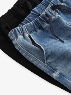 Next Bleu et noir en jean - Jean à enfiler avec stretch ultra-doux (3mois-7ans) Discount