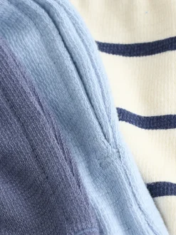 Next Bleu et rayé - Lot de 3 shorts texturés (3mois à7ans) Sale