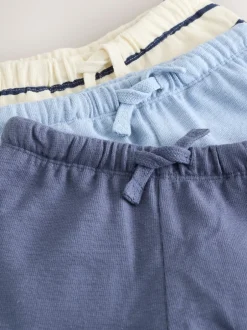 Next Bleu et rayé - Lot de 3 shorts texturés (3mois à7ans) Sale