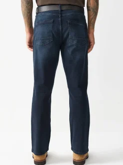 Next bleu foncé - Bootcut - Jean authentique ceinturé Discount