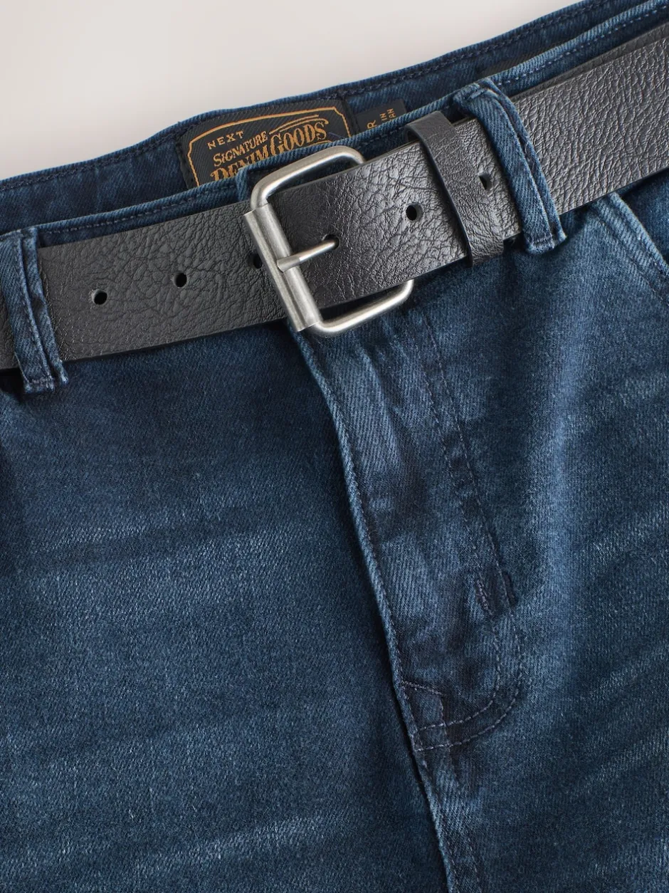 Next bleu foncé - Bootcut - Jean authentique ceinturé Discount