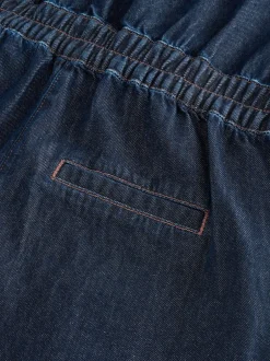 Next bleu foncé - Combinaison de maternité en Jean 100% coton Best