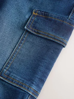 Next bleu foncé - Jean cargo large extensible confortable (3mois -7ans) Online