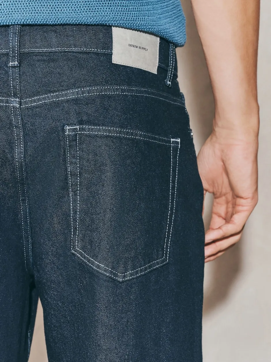 Next bleu foncé - Jean EDIT coupe ample Hot