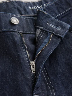 Next bleu foncé - Jean EDIT coupe ample Hot