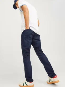 JACK & JONES - Jean slim Glenn bleu foncé Discount