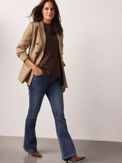 Next bleu foncé - Jean évasé en denim de grossesse Clearance