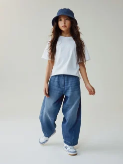 Next bleu foncé - Jeans Barrel (3-16ans) Discount