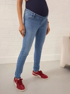 Next bleu foncé - Jeans Skinny de maternité Hot