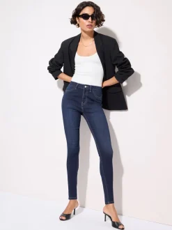 Friends Like These bleu foncé - Jeggings taille haute Discount