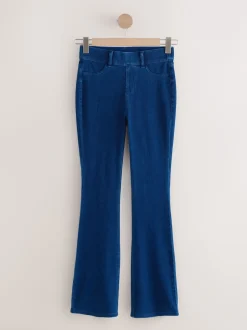 Next bleu foncé - Leggings bootcut en jersey à carreaux Outlet